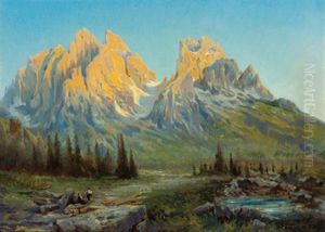 In Den Dolomiten by Ludwig Friedrich Schuller