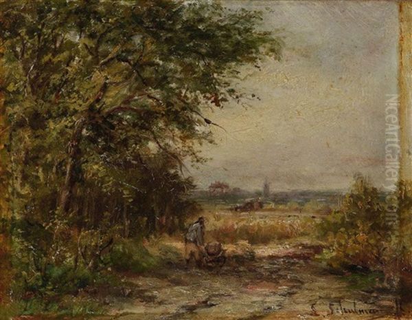 Angler Am Bach / Am Waldrand (2 Works) - view 1