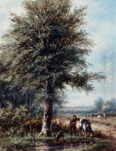 Zomer Landschap In Het Gooi by Lion Schulman
