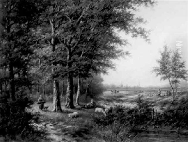 Shepherds Watching Their Flock - view 1