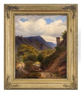 Romantische Landschaft by Arnold Schulten