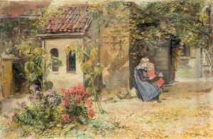 In The Garden by Karl Schultheiss