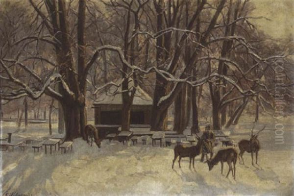 Der Hirschgarten Im Winter - view 1