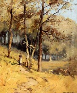 Figure In An Autumn Landscape Figure In An Autumn Landscape