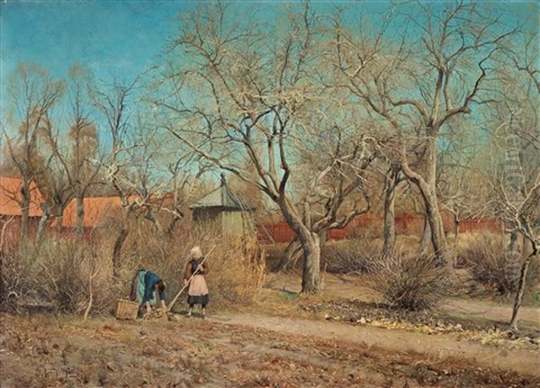 Barn I Tradgarden, Motiv Fran Nyckelviken (children In The Garden, Scene From Nyckelviken) - view 1