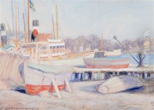 Spring Day At Blekholm by Anshelm Schultzberg