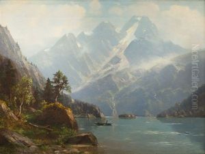 Landscape With A Lake by Karl Schultze