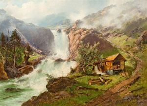 Die Wassermuhle by Karl Schultze