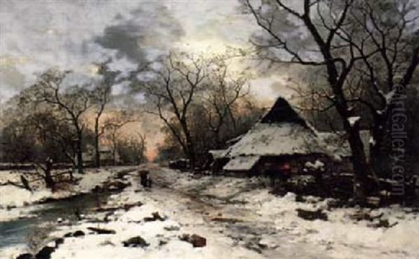 Walking Home With Firewood - view 1