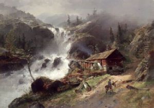 Muhle In Den Lechtaler Alpen by Karl Schultze