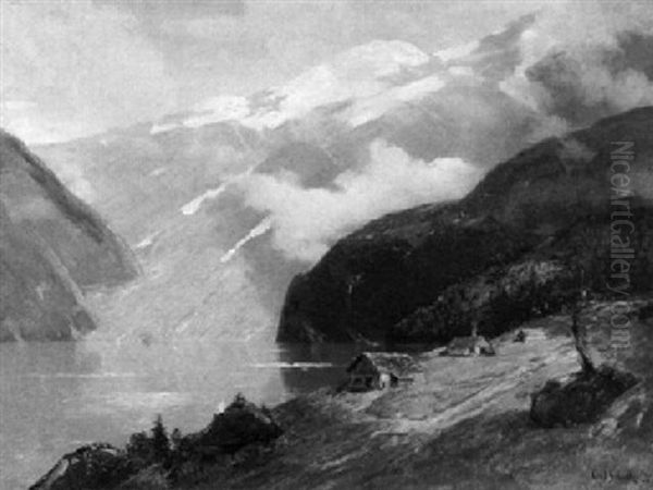 Norwegische Fjordlandschaft - view 1