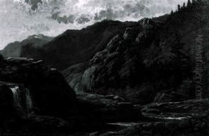 Colorado Mountain River Landscape
