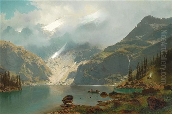 View Of The Engstlensee In The Bernese Highlands - view 1