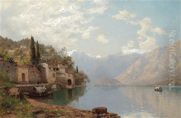 Scene On Lake Como, Bellaggio - view 1