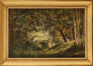 Bords Du Loing A Montigny Sur Loing En Aout, 1898