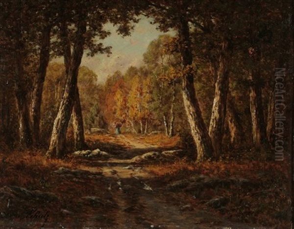 Le Chemin Dans La Claviere Fontainebleau - view 1