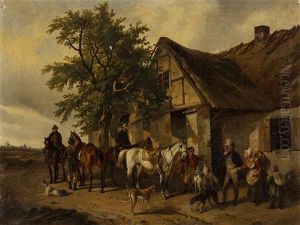 Hunting Party by Carl Friedrich Schulz