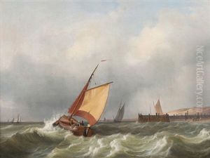 Fishing Boats by Carl Friedrich Schulz