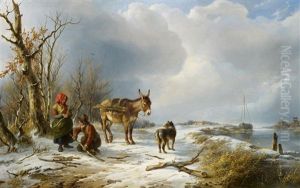 Kinder, Welche Holz Sammeln by Carl Friedrich Schulz