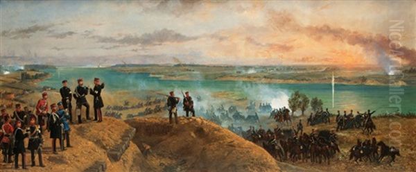 The Seizing Of The Island Alsen In The Second Schleswig War - view 1
