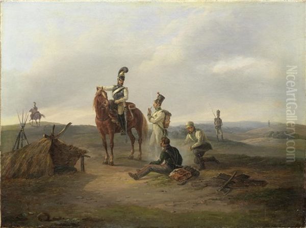 Two Battle Scenes Size Of Largest - view 1