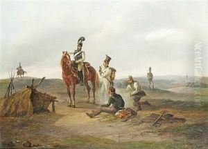 Soldaten Im Feld by Julius Carl Schulz