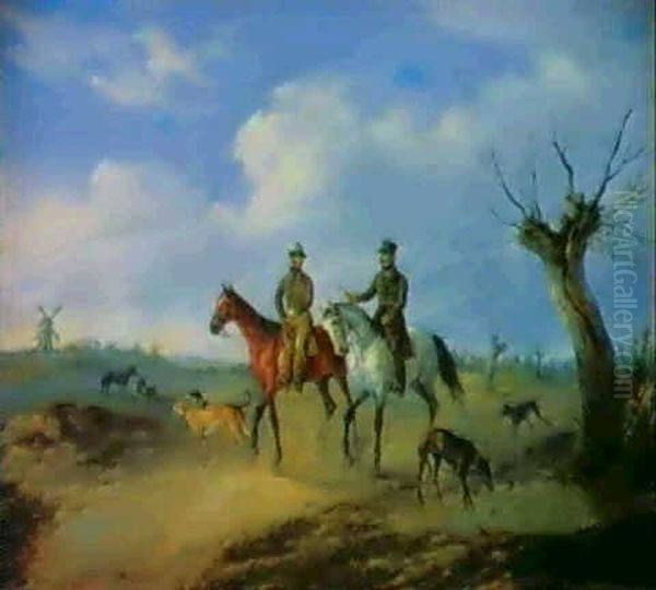 Graf Medem-stocksmannshof (auf Schimmel) Mit Von Loewensternwolmershof C. 1847 - view 1