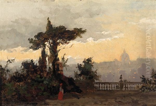 Rom-blick Vom Pincio Auf St. Peter - view 1