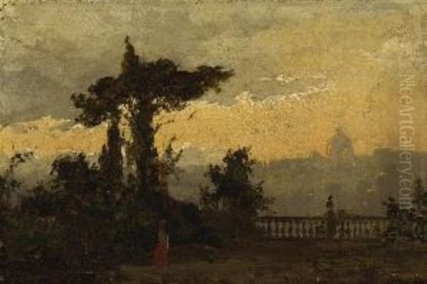 Rom - Blick Vom Pincio Auf St. Peter - view 1