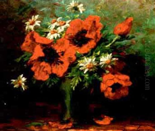 Poppies And Daisies - view 1