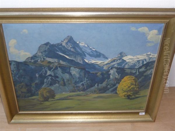 Der Ortstock Bei Braunwald, Herbstmorgen - view 1