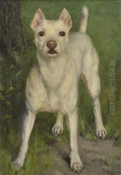 Hundportratt. Signerat - view 1