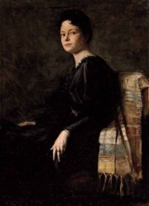 Sitzportrait Einer Jungen Dame by Carl Schumacher