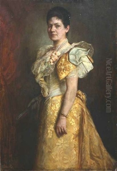 Portrait Der Konigin Charlotte Von Wurttemberg, Geb. Prinzessin Zu Schaumburg-lippe Und Gemahlin Konig Wilhelms Ii - view 1