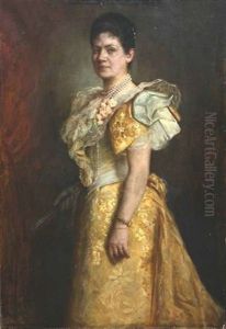 Portrait Der Konigin Charlotte Von Wurttemberg, Geb. Prinzessin Zu Schaumburg-lippe Und Gemahlin Konig Wilhelms Ii