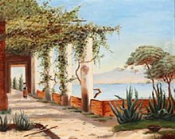 View From An Italian Loggia - view 1