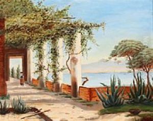 View From An Italian Loggia by Harald Schumacher