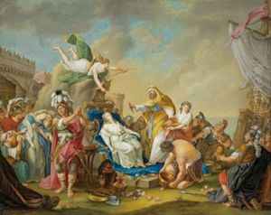 Die Opferung Der Iphigenie, Tochter Des Agamemmnons by Immanuel Friedrich Schumacher