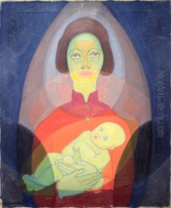 A Mother And Her Child by William Schumacher