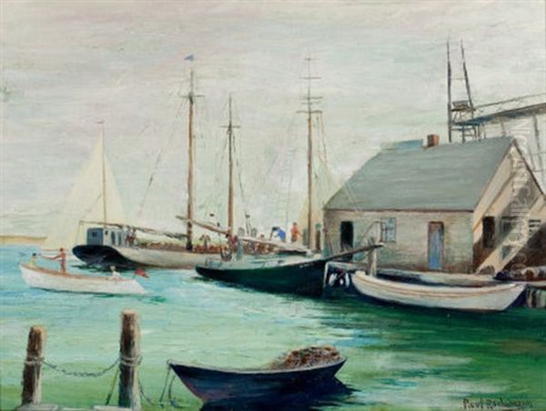 Sailboats At Dock - view 1