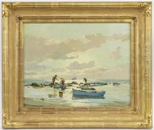 Harvesting Oysters, Galveston