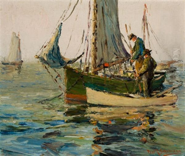 Oyster Fishing, Galveston (doublesided) - view 1