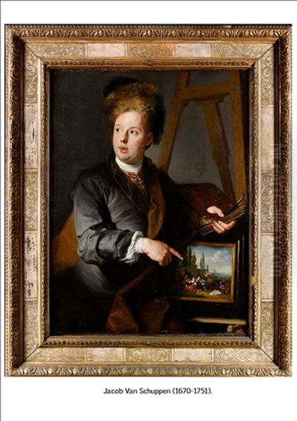 Portrait Du Peintre Franz De Paula Ferg (1689-1740) - view 1