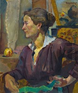 Portrait De La Mere Du Peintre