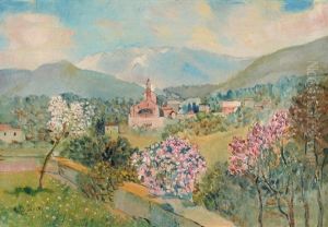 Fruhling Bei Losone by Johann Robert Schuerch