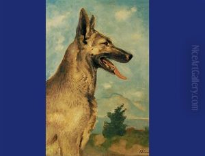 Sitting German Shepherd, Arlette Sitting German Shepherd, Arlette