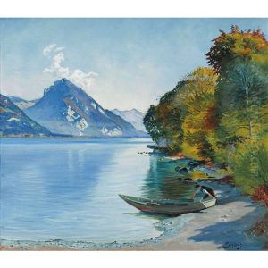 Thunersee Von Leissigen Aus