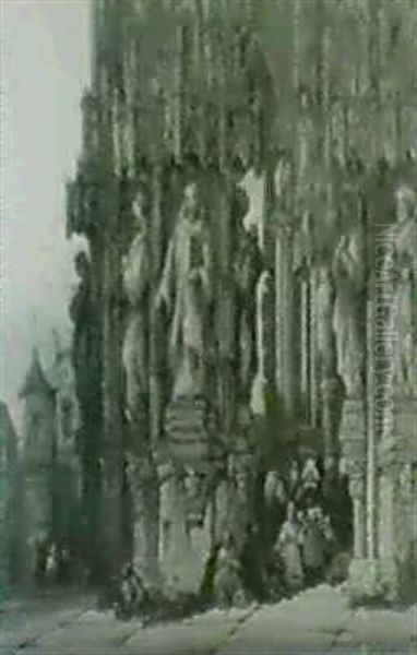 St. Marlou, Rouen, Normandy & Porch At Chartres Cathedral, France - view 1