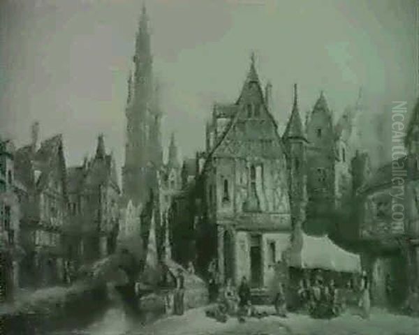 Quai De Baines, Antwerp - view 1