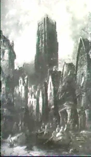 Ansicht Von Morlaix In Der Bretagne. - view 1